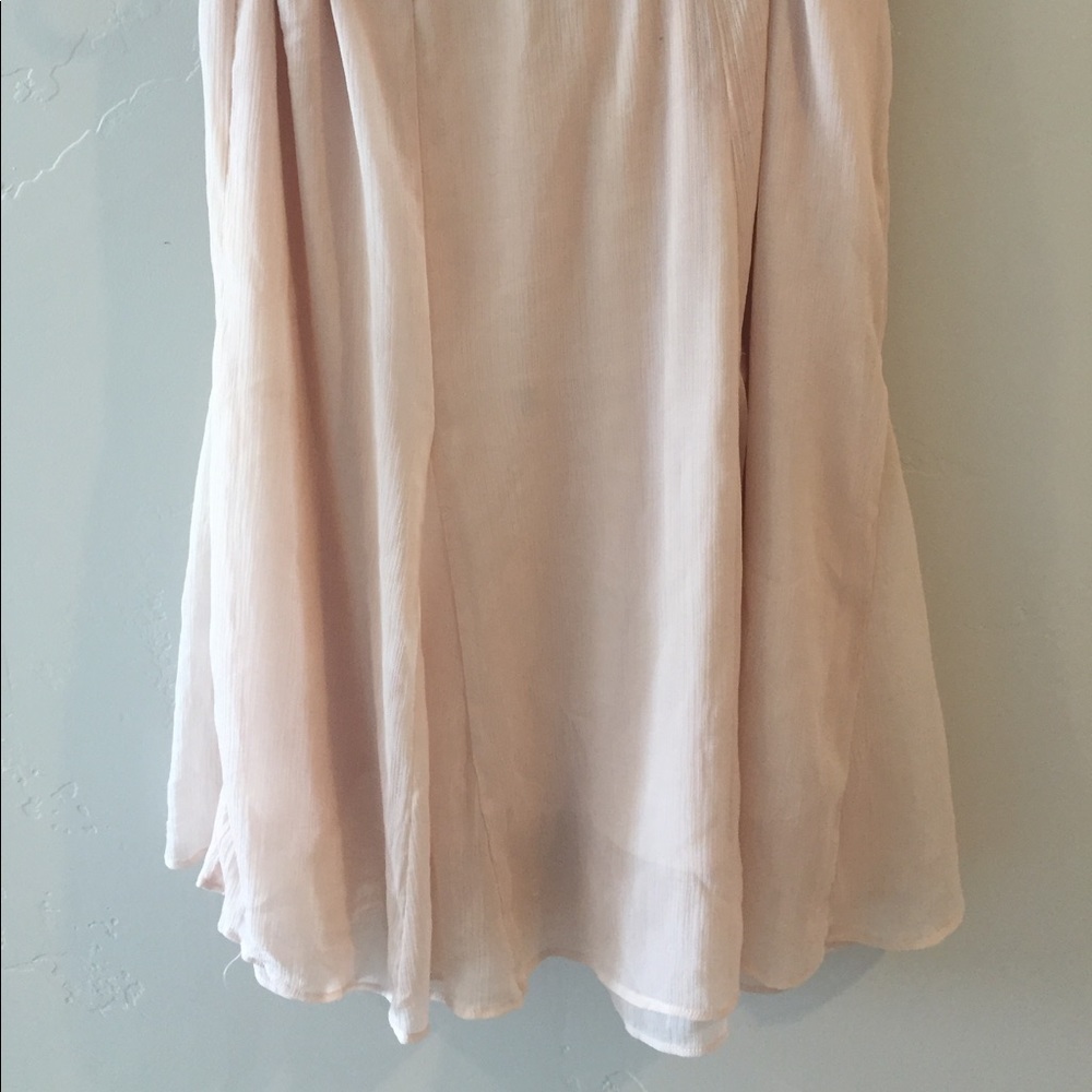 Blush pink, flowy skirt